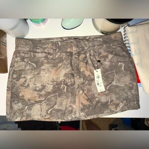 Garage Earthy Tone Skirt